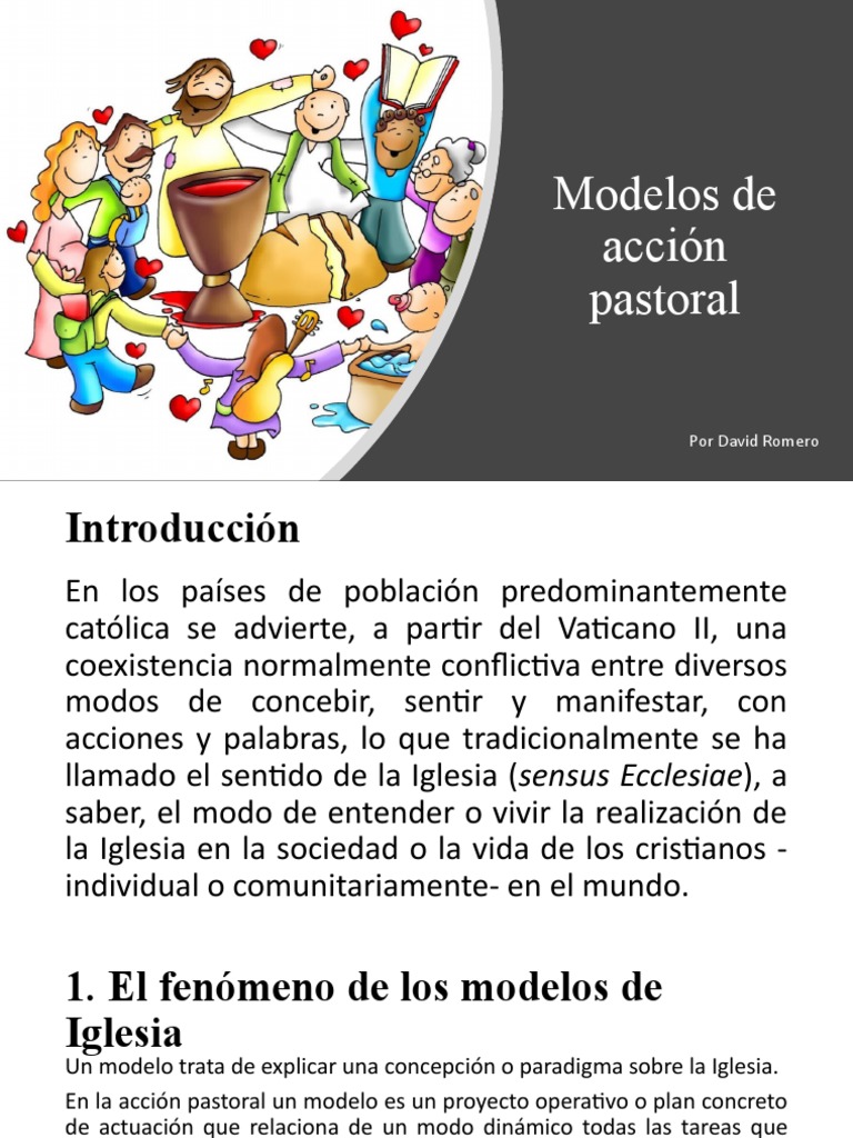 Modelos de Acción Pastoral en la Iglesia | PDF | Iglesia Católica ...