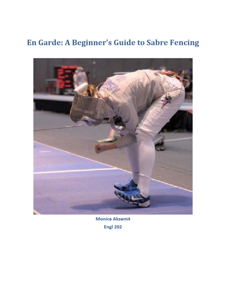 En Garde Stance for Beginner Fencers | PDF | Fencing | Foot