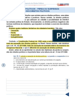 Direito Eleitoral 2019 Aula 22 Direitos Politicos Perda Ou Suspensao Dos Direitos Politicos