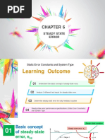 Chapter 6- STEADY STATE ERROR