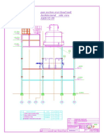 Pan Section Over Head Tank Architectural Side View Axis Y2-Y8