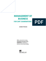 Cape Management of Business Textbook Studied