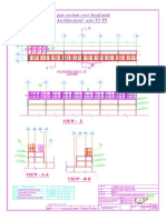 Pan Section Over Head Tank Architectural Axis Y2-Y8: View - X