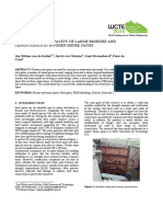 Load Carrying Capacity of Large Mortise and Tenon Joints in Wooden Mitre Gates