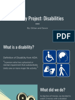 Diversity Communication Project Disabilities