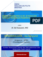 Implementasi Uu 28 THD Penerimaan Daerah