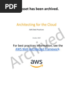 ARCHIVE - Architecting For The Cloud - AWS Best Practices - AWS - Cloud - Best - Practices