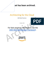 ARCHIVE - Architecting For The Cloud - AWS Best Practices - AWS - Cloud - Best - Practices