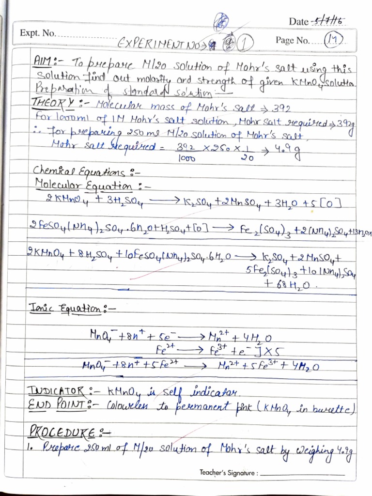 Class 12 Chemistry Practical Guide | PDF | Materials | Physical Sciences