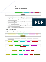 Matching media terms and definitions