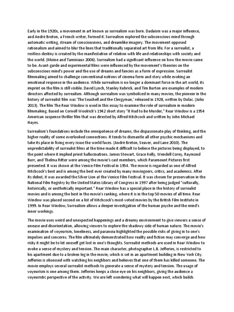 Surrealism Pdf Surrealism