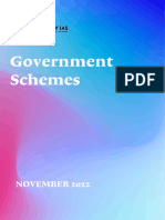Govt Schemes Nov 2022