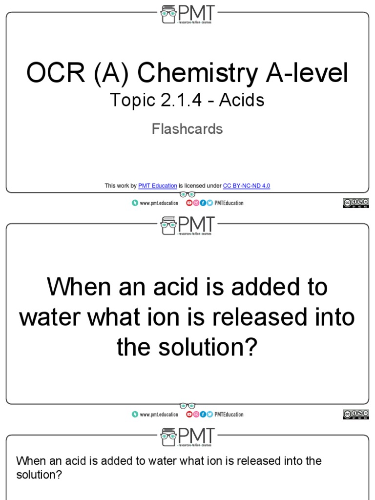 Key Concepts of Acids and Bases: An Overview of Acid-Base Flashcards ...