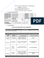 Gestión de cambios SAU