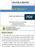 Bab 6 Matematika Bisnis - Bunga Dan Diskonto 1