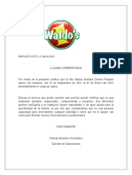 Carta Waldos Malina