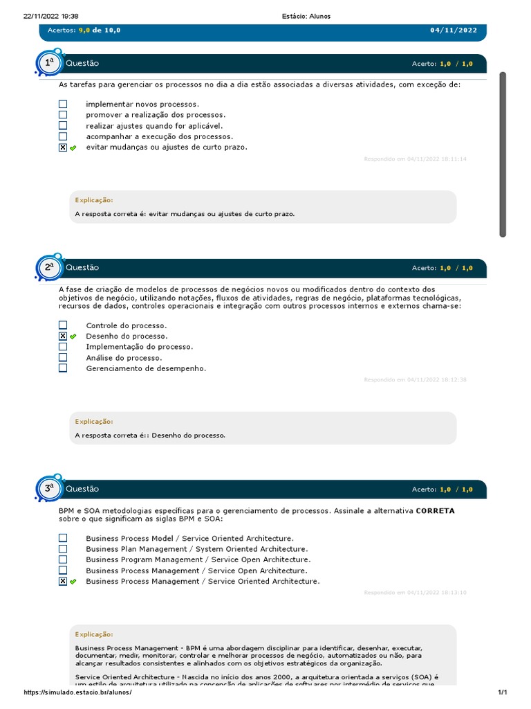 Gerenciamento de Processos e Modelagem | PDF | Arquitetura orientada a ...