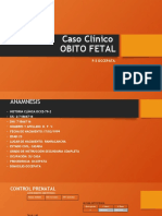 Caso Clinico Obito CS - Occepata