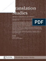 Critical Concepts Translation Studies 4