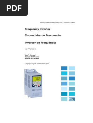 WEG CFW500 User Manual 10001278006 en | PDF