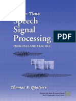 Dokumen - Pub Discrete Time Speech Signal Processing Principles and Practice Low Price Ed Lpe 013242942x 9780132429429 9788177587463 8177587463