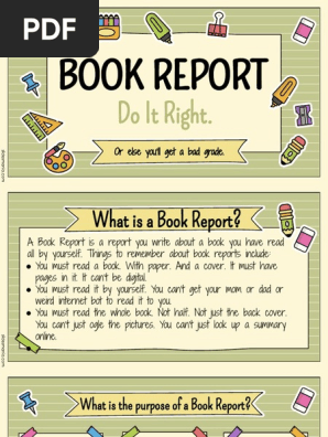 book report directions
