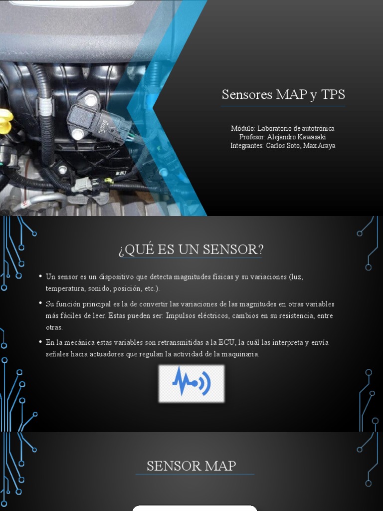 Sensores MAP y TPS en Vehículos | PDF | Inyección de combustible | Sensor