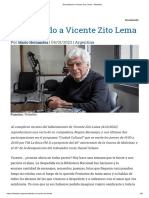 Recordando a Vicente Zito Lema – Rebelion