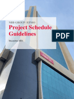 Project Schdule Guidelines v0.1