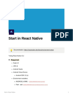 Start in React Native