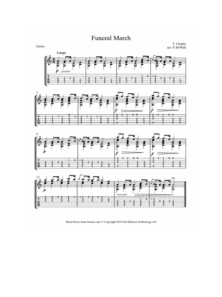 Funeral March Chopin (Classical) PDF