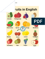 Segundo Grado - Ingles - Frutas