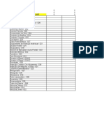 Modelo Excel Lista Ordem Alfabetica