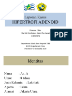 Laporan Kasus Hipertrofi Adenoid