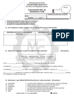 Examen Final de Geografía (1ro de Secundaria)