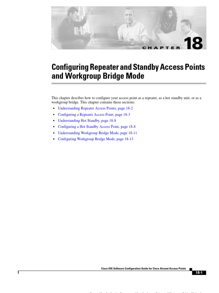 Configuring Repeater and Standby Access Points and Workgroup Bridge
