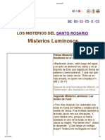 Misterios Luminosos