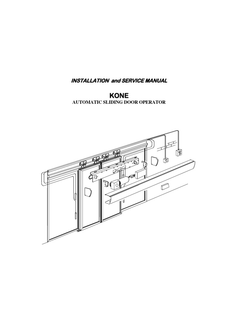 Kone Manual Instalare | PDF | Door | Screw