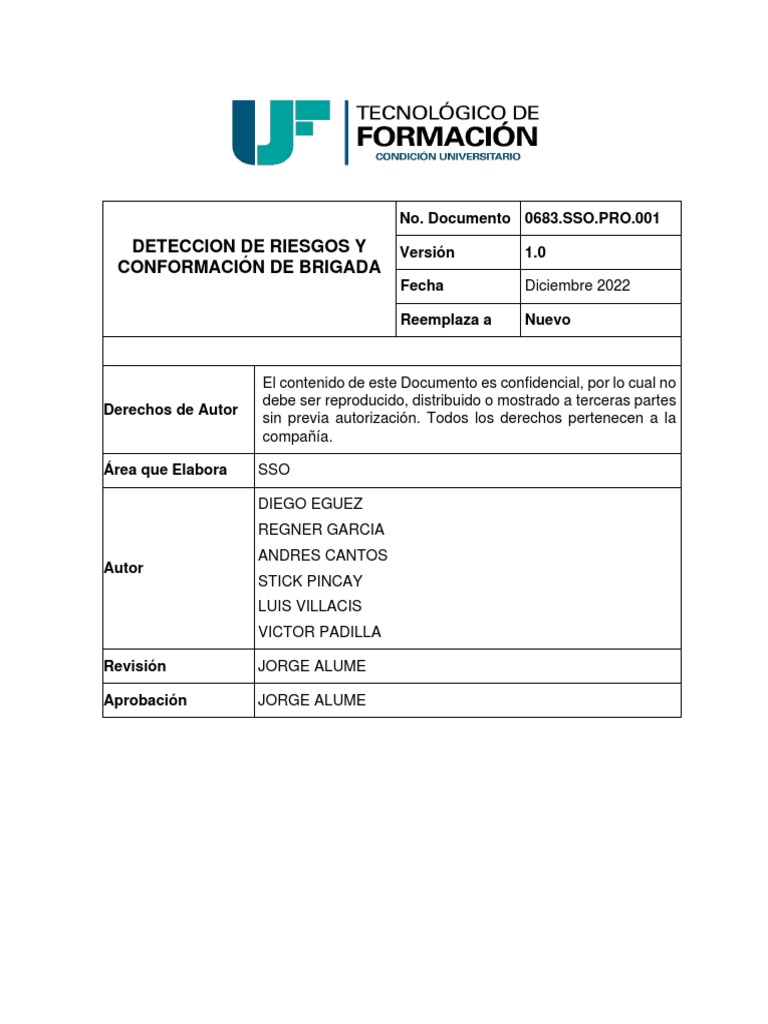 Formación de Brigadas de Emergencia | PDF | Minería | Seguridad y salud ...
