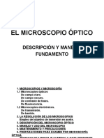 Guía completa del microscopio óptico en