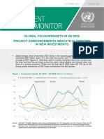 Global Investment Trends Monitor 42 (UNCTAD) Oct 2022