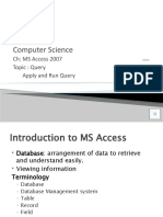 MS Access Lecture 03