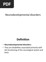 Neurodevelopmental Disorders