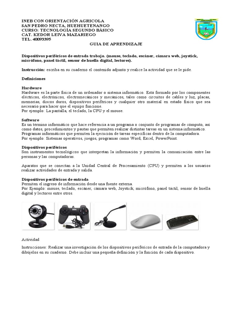 Guía de Tecnología Segundo Básico | PDF