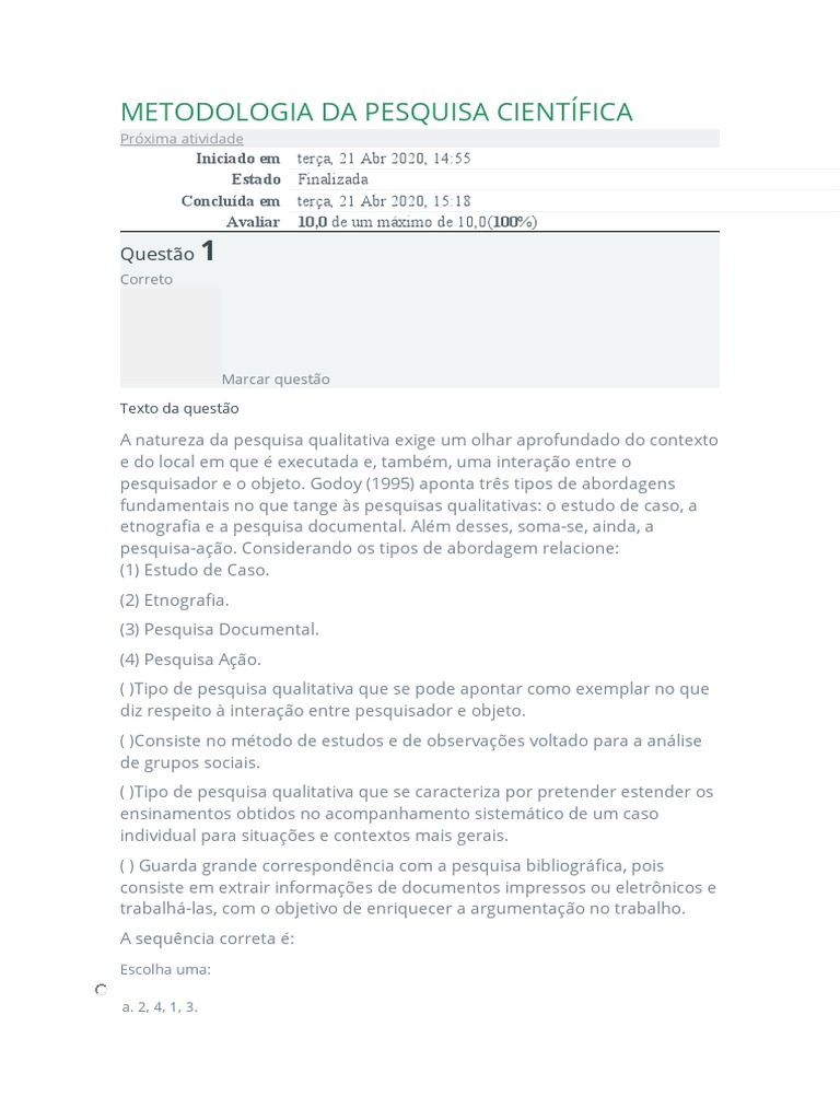 Metodologia Da Pesquisa Científica | PDF | Science | Método científico