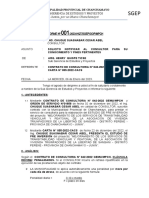 Informe #001-2023 Solicito Notificar Al Consultor para Su Conocimiento y Fines Pertinentes