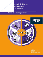 Gender and Rights in Maternal Health: A Learning Workshop Manual