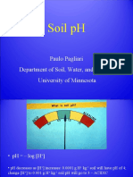 Soil PH: Paulo Pagliari Department of Soil, Water, and Climate University of Minnesota