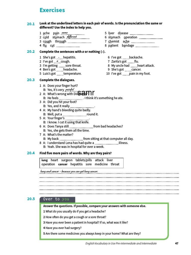 M3 Health Homework | PDF | Medicine | Diseases And Disorders