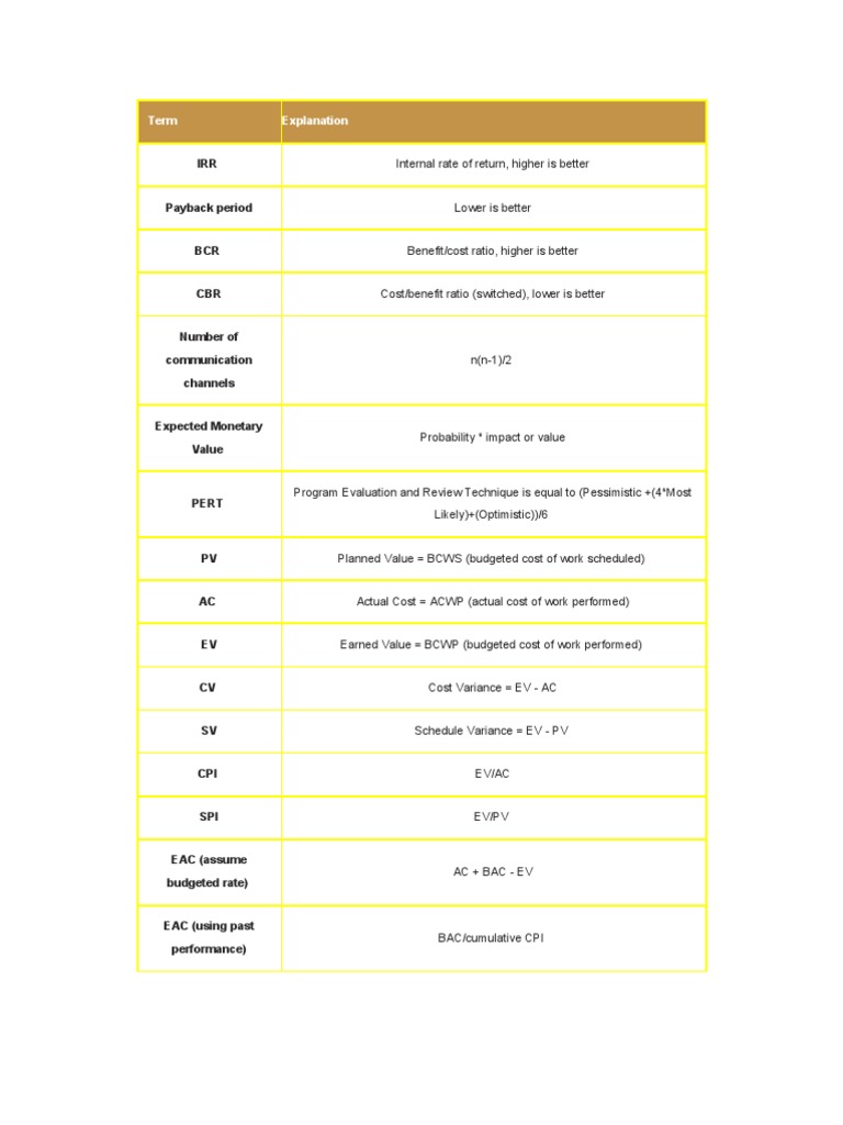 Key Project Management Metrics Explained | PDF